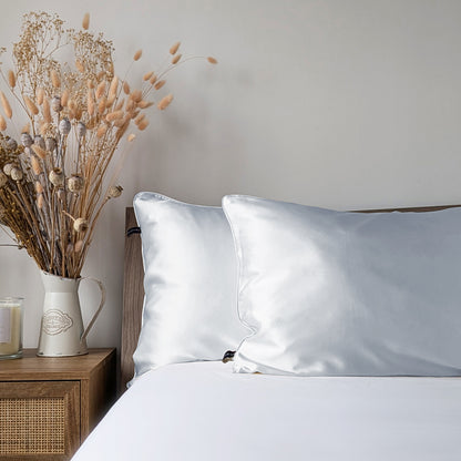 Silk Pillowcase Bridal White