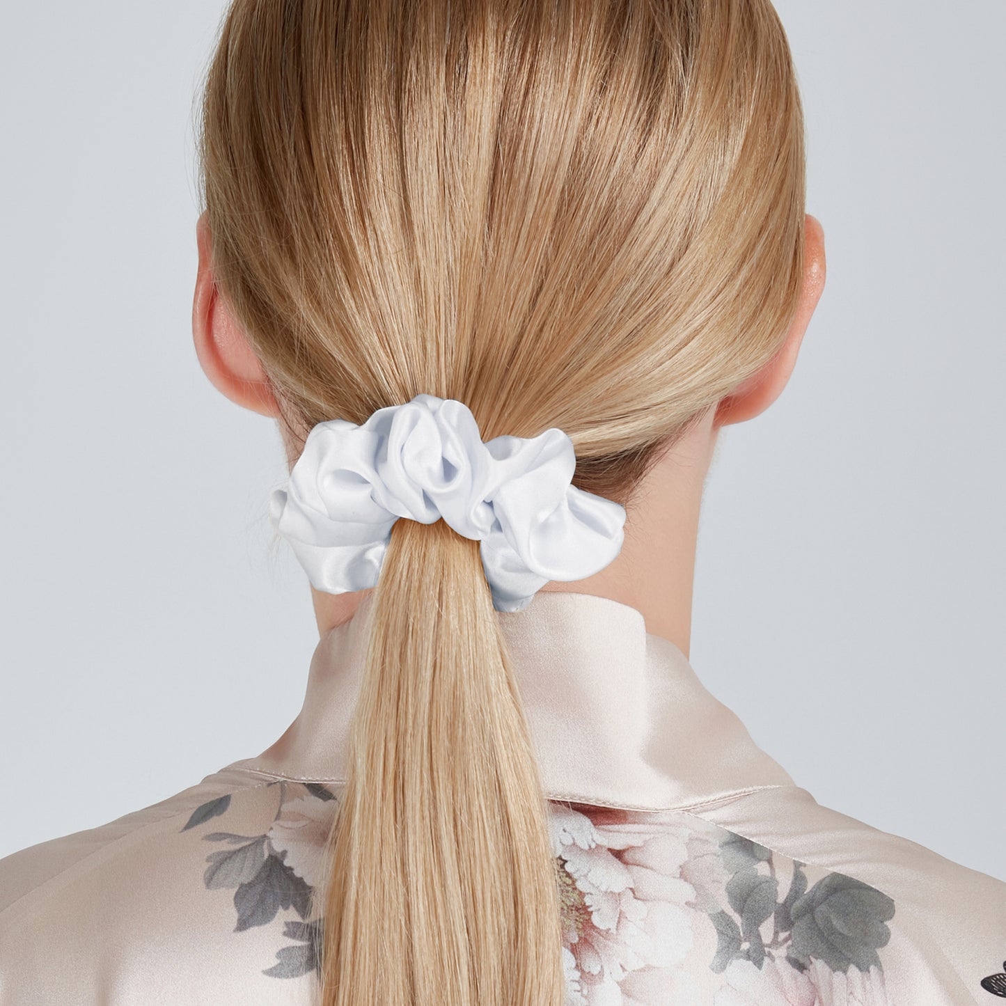 Silk Eye Mask / Hair Scrunchie Gift Box | Bridal White