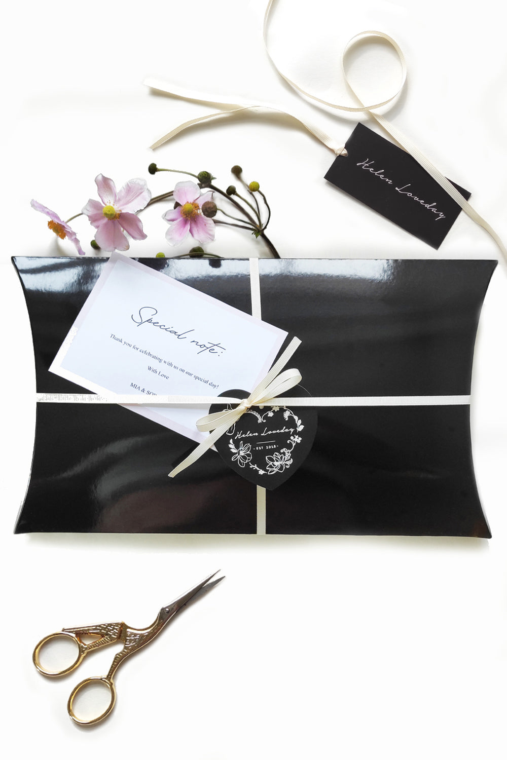 Pure Silk Kimono | Black | Luxury Dressing Gown | Helen Loveday | Garden of Dreams kimono from Helen Loveday for 255
